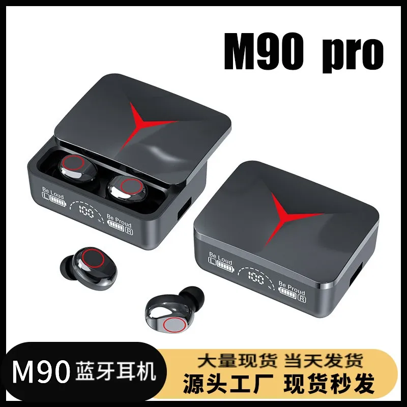 M90 TWS Wireless Headphones with Mic, Bluetooth 5.3 Touch Control Earbuds, Hifi Stereo Gaming Headset, Sport Earphones for Smartphones thumbnail 3