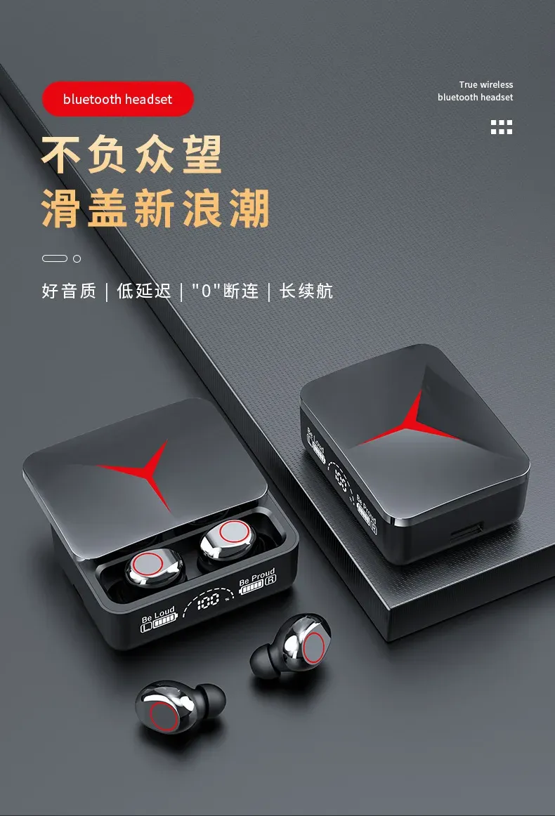 M90 TWS Wireless Headphones with Mic, Bluetooth 5.3 Touch Control Earbuds, Hifi Stereo Gaming Headset, Sport Earphones for Smartphones showcase 4