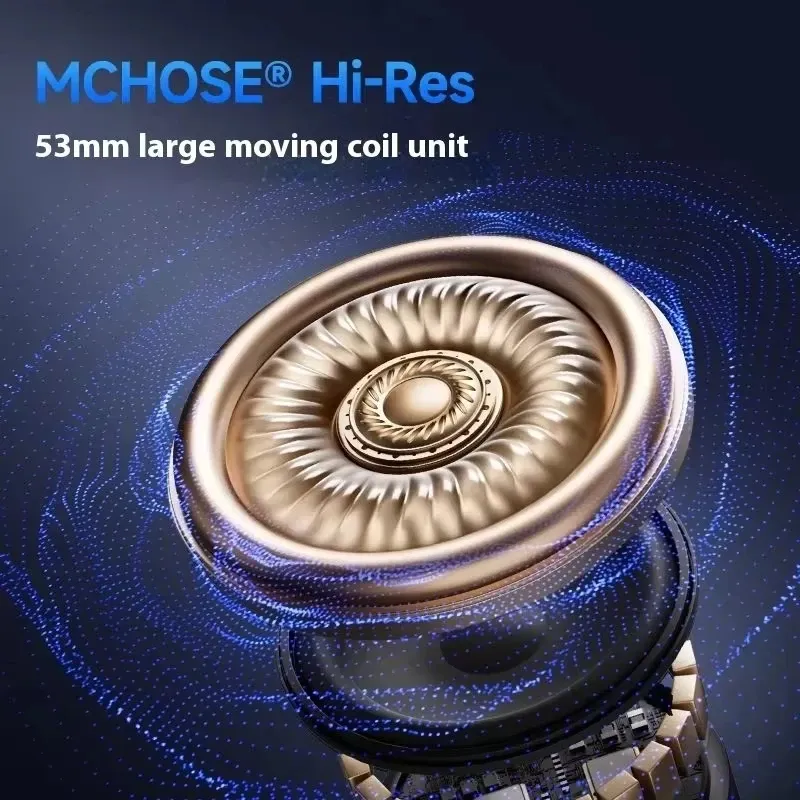 MCHOSE V9 PRO Esports Gaming Headphones: 3-Mode Wireless, AI Noise Reduction, 7.1 Surround Sound, 53mm Drivers, 2000mAh Battery, Customizable EQ for PC, PS4, PS5, Switch, MAC thumbnail 5