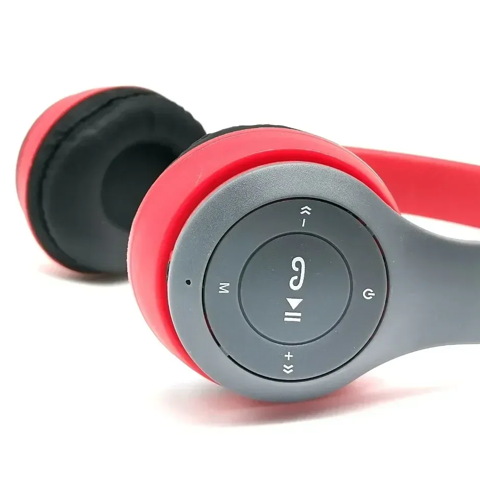 Wireless Bluetooth 5.0 Headphones with TF Card & Wired Option - Foldable Over-Ear Headset for Sports, Gaming, and Calls - Compatible with Huawei, Xiaomi, Apple, Android thumbnail 5