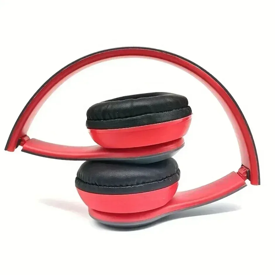 Wireless Bluetooth 5.0 Headphones with TF Card & Wired Option - Foldable Over-Ear Headset for Sports, Gaming, and Calls - Compatible with Huawei, Xiaomi, Apple, Android thumbnail 6