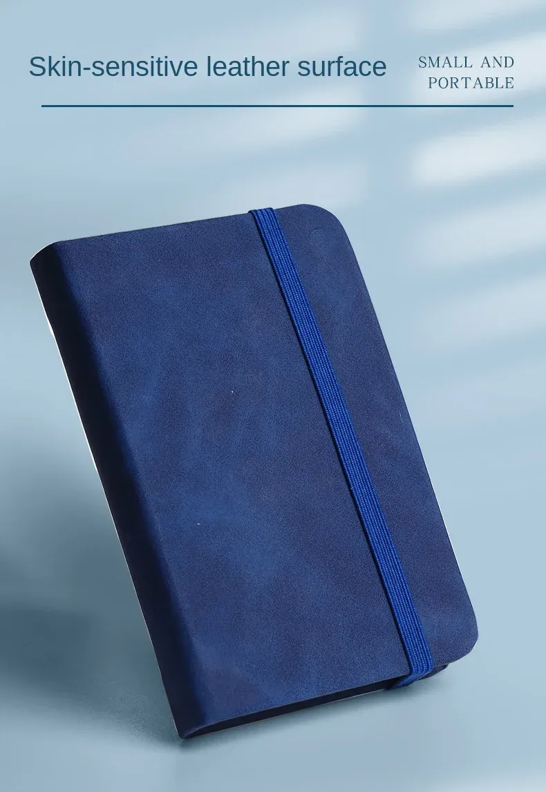 Mini A7 Pocket Notebook, Portable Waterproof Leather-Feel Notepad for School Supplies, Travel, and Daily Notes showcase 7