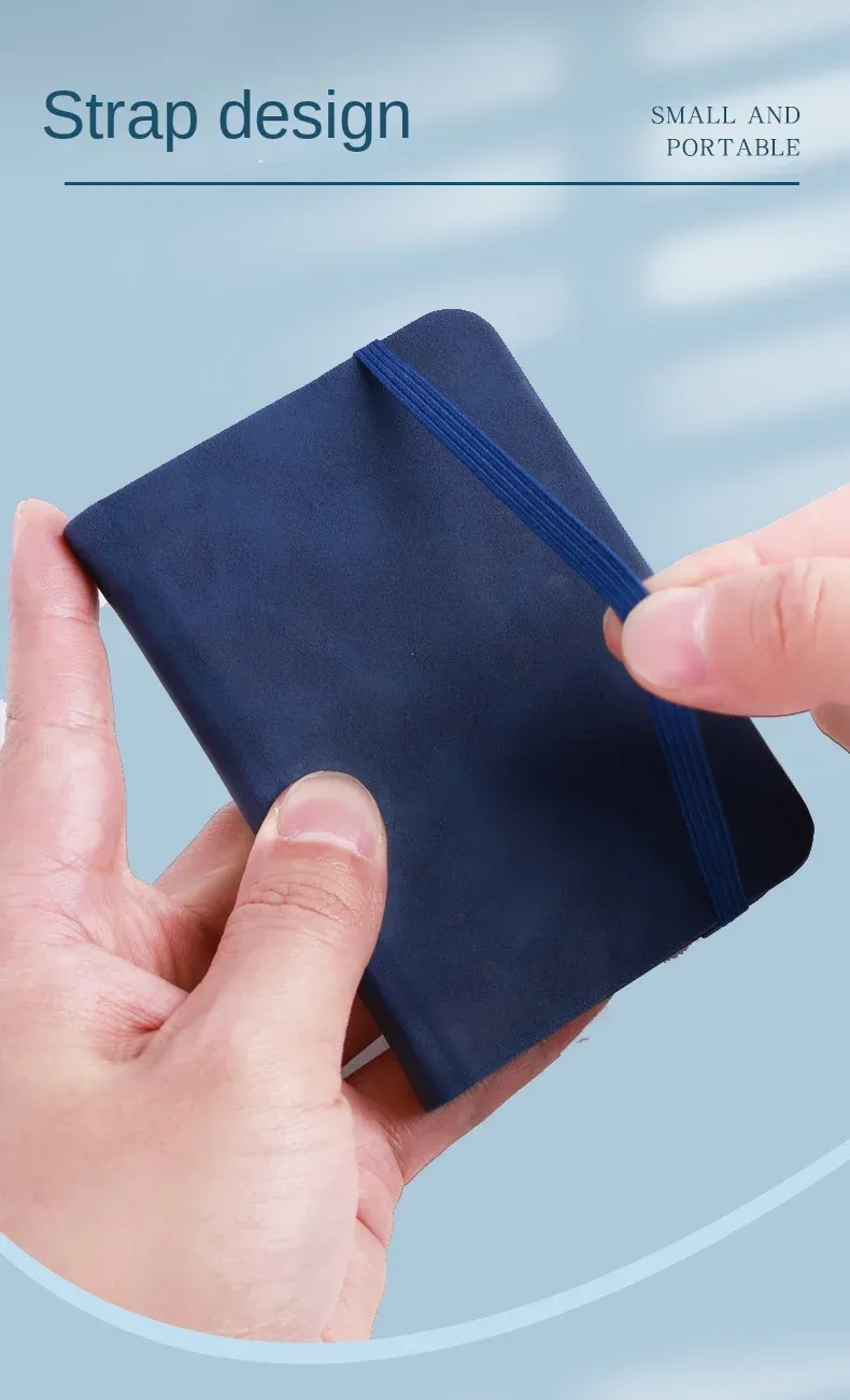 Mini A7 Pocket Notebook, Portable Waterproof Leather-Feel Notepad for School Supplies, Travel, and Daily Notes showcase 8