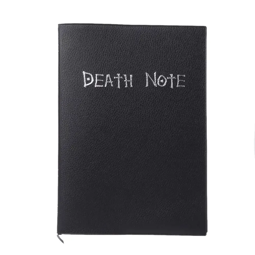 Death Note Collectible Anime Notebook - Large Faux Leather Journal Diary Planner for Fans & Cosplay, Ideal Stationery Prop
