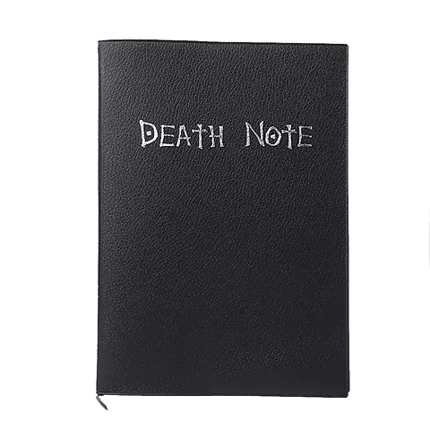 Death Note Collectible Anime Notebook - Large Faux Leather Journal Diary Planner for Fans & Cosplay, Ideal Stationery Prop