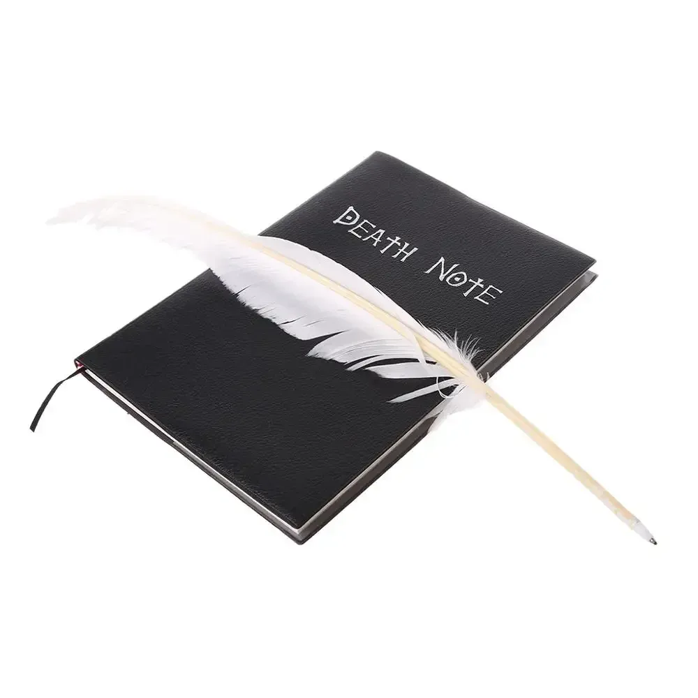 Death Note Collectible Anime Notebook - Large Faux Leather Journal Diary Planner for Fans & Cosplay, Ideal Stationery Prop thumbnail 2