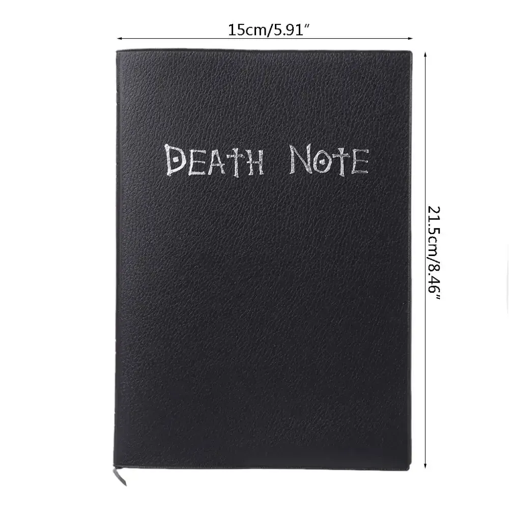 Death Note Collectible Anime Notebook - Large Faux Leather Journal Diary Planner for Fans & Cosplay, Ideal Stationery Prop thumbnail 6