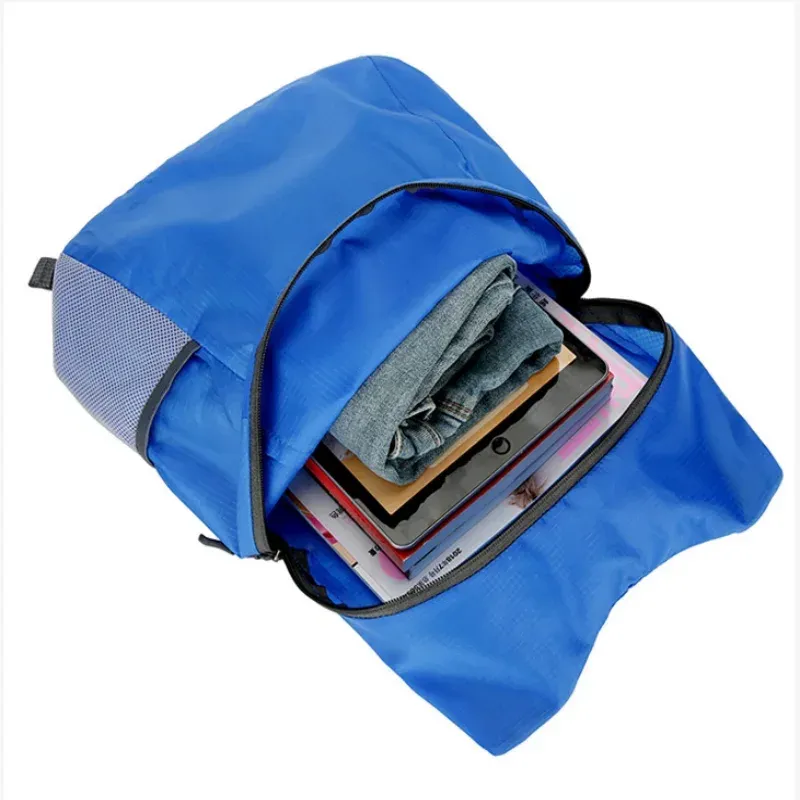 Ultralight Waterproof Folding Backpack - 30L Portable Travel Daypack for Men & Women, Lightweight Outdoor Sports Bag thumbnail 3