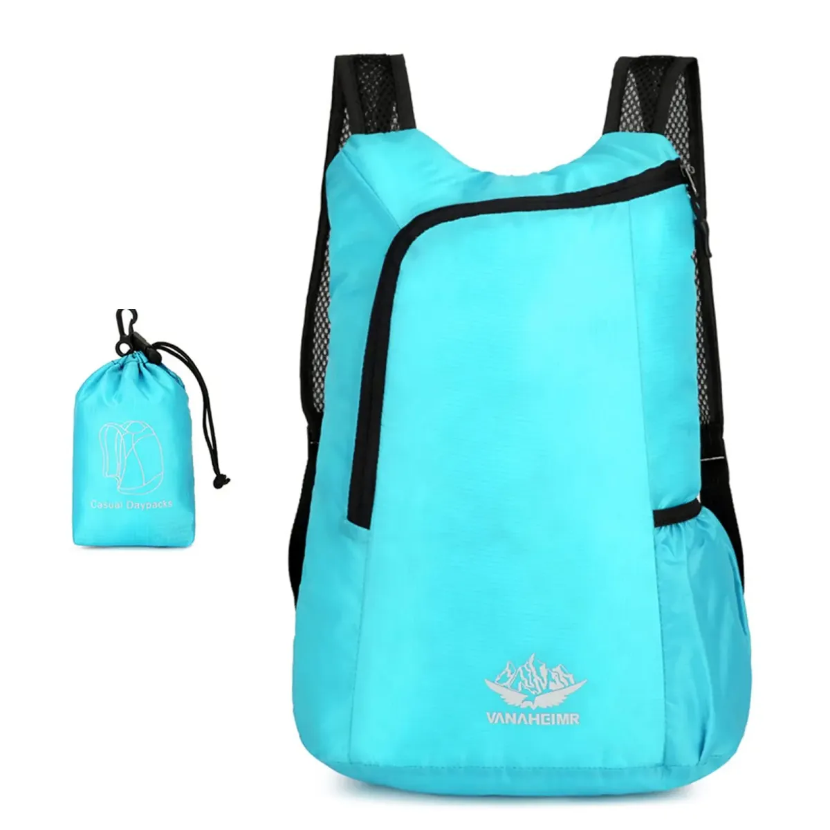 Ultralight Waterproof Folding Backpack - 30L Portable Travel Daypack for Men & Women, Lightweight Outdoor Sports Bag showcase 9