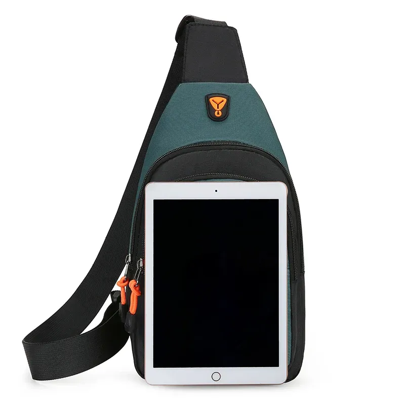 Men's Waterproof Outdoor Hiking Shoulder Crossbody Bag - Versatile Sports Travel Backpack Chest Bag for Cycling & Adventures thumbnail 3