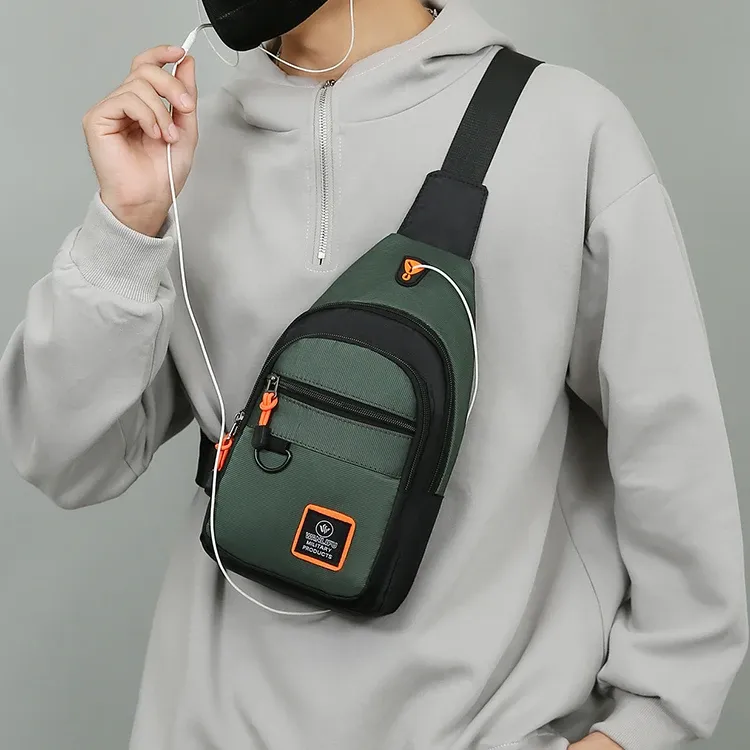 Men's Waterproof Outdoor Hiking Shoulder Crossbody Bag - Versatile Sports Travel Backpack Chest Bag for Cycling & Adventures showcase 14