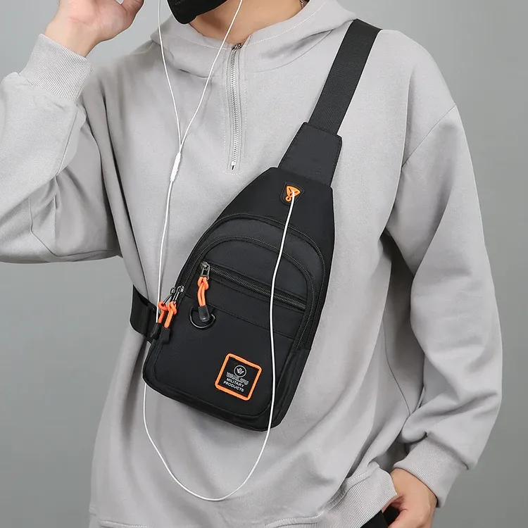 Men's Waterproof Outdoor Hiking Shoulder Crossbody Bag - Versatile Sports Travel Backpack Chest Bag for Cycling & Adventures showcase 13