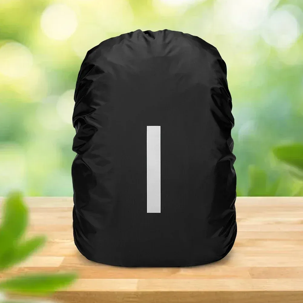Waterproof Backpack Rain Cover - Ultralight, Reflective Protector for Outdoor Travel, Hiking, Camping, School Bags thumbnail 4