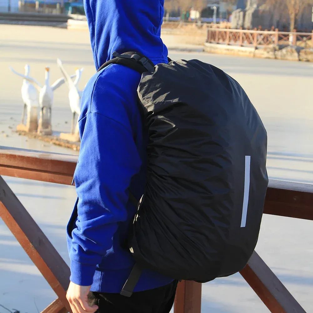 Waterproof Backpack Rain Cover - Ultralight, Reflective Protector for Outdoor Travel, Hiking, Camping, School Bags showcase 4