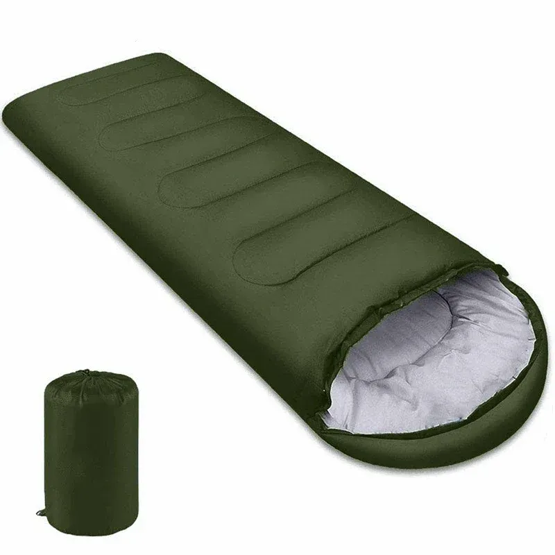 Sponge Traveller 4-Season Ultralight Waterproof Camping Sleeping Bag - Warm Envelope Style for Outdoor Travel, Hiking, Backpacking - 0.8kg Lightweight & Compact