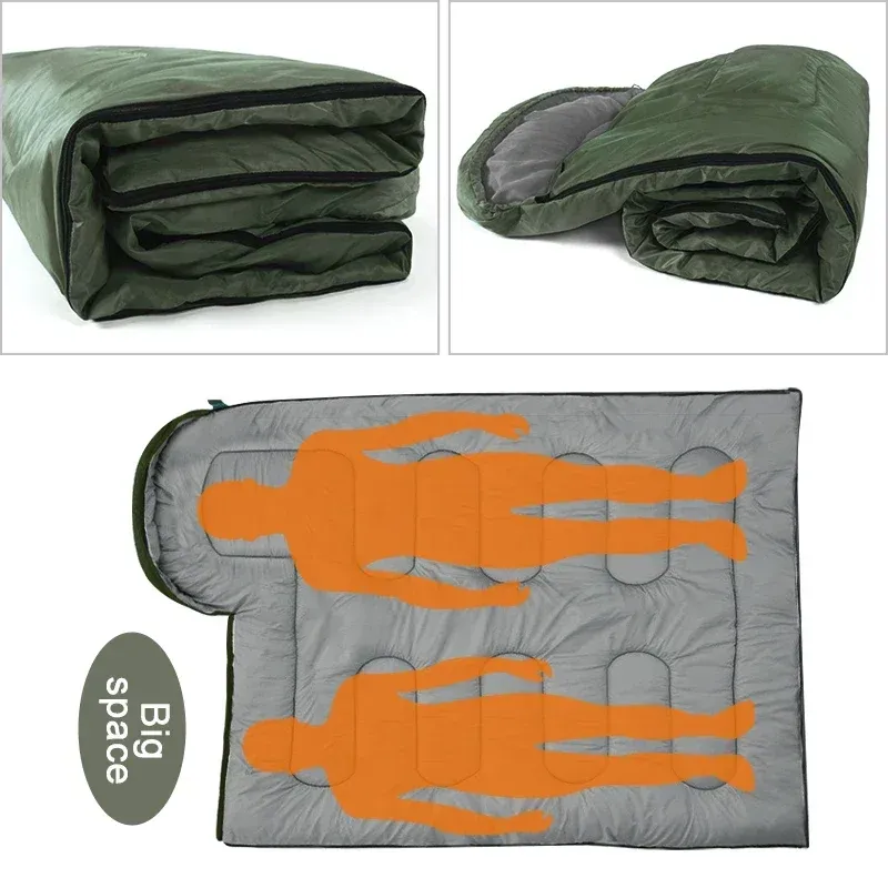 Sponge Traveller 4-Season Ultralight Waterproof Camping Sleeping Bag - Warm Envelope Style for Outdoor Travel, Hiking, Backpacking - 0.8kg Lightweight & Compact thumbnail 3