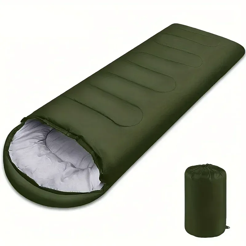 Sponge Traveller 4-Season Ultralight Waterproof Camping Sleeping Bag - Warm Envelope Style for Outdoor Travel, Hiking, Backpacking - 0.8kg Lightweight & Compact showcase 1