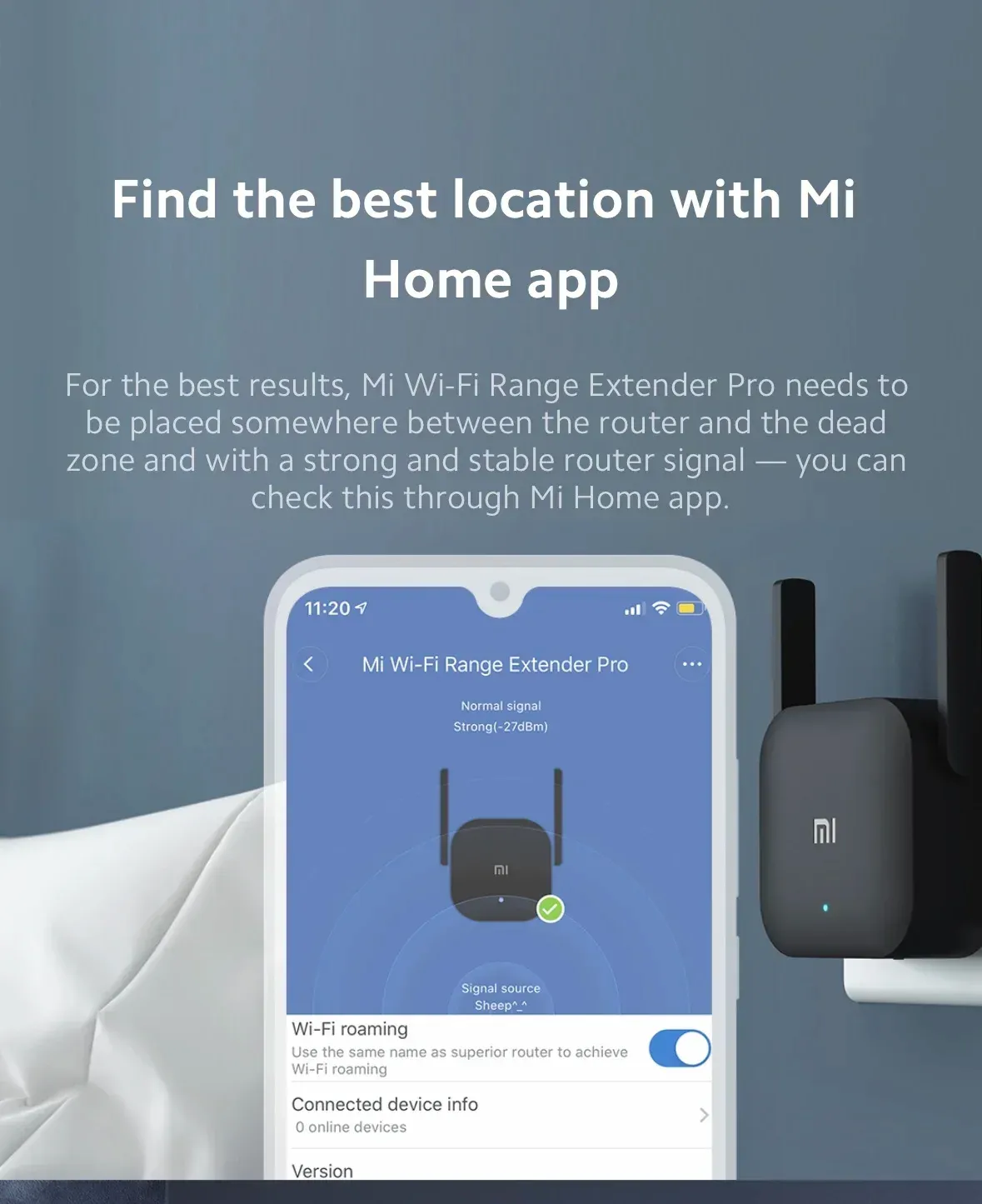 Xiaomi Pro 300Mbps WiFi Extender Booster with Dual Antennas, 2.4G Wireless Repeater for Enhanced Home Router Signal Amplification showcase 9