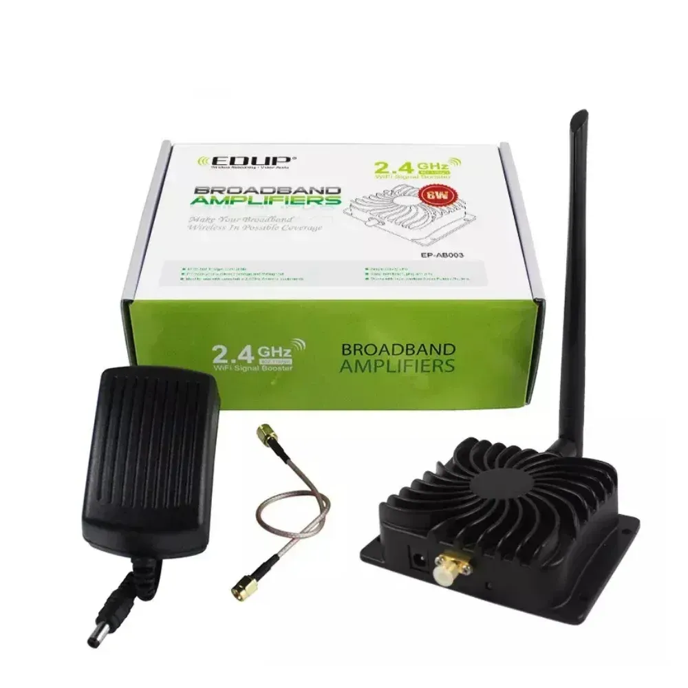 EDUP 8W WiFi Booster Amplifier 2.4GHz Router Range Extender, Long Range Wireless Signal Booster for Home Use, SMA Detachable Antenna Compatible thumbnail 4