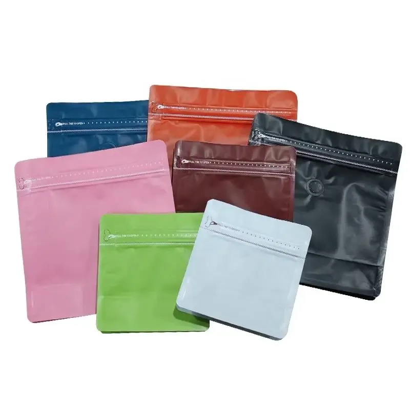 25Pcs Resealable Aluminum Foil Coffee Bags with Valve - Thickened Zip Lock Pouches for Tea, Nuts, Snacks, Dried Flowers, Food Grade Packaging showcase 10