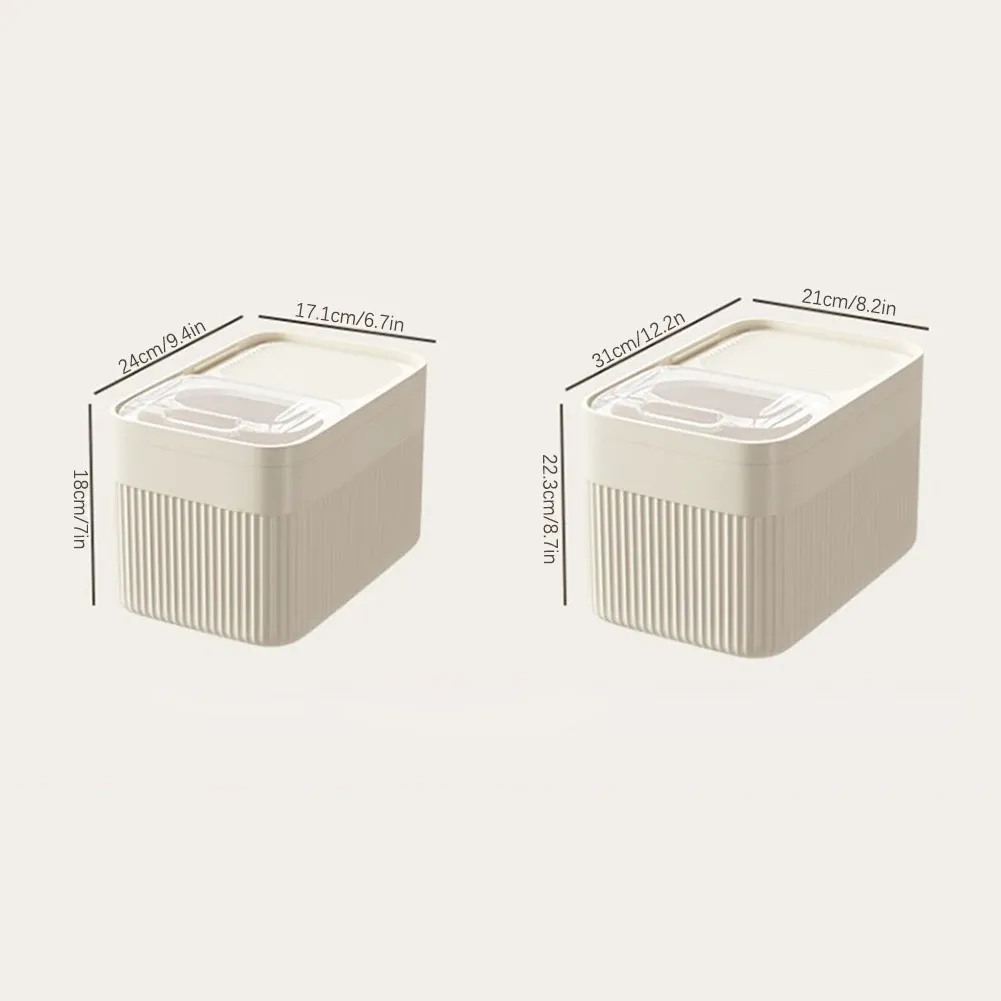 Large Capacity Dog Food Storage Container 5/10/15L Transparent Pet Food Bin with Airtight Seal, Moisture Proof, Odor Protection, Made of Food-Grade PP Plastic for Dry Kibble, Rice, Cereal thumbnail 6