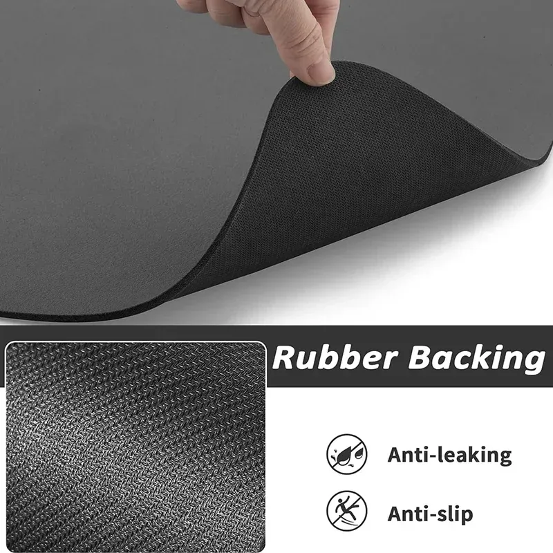 Pet Feeding Mat for Dogs & Cats: Super Absorbent, Non-Slip, Easy Clean Placemat for Food & Water Bowls, Prevents Messy Spills thumbnail 5