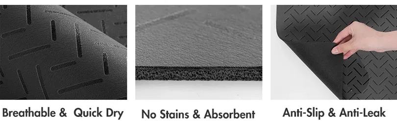 Waterproof Pet Feeding Mat for Dogs & Cats - Absorbent, Quick Dry, Non-Slip Placemat for Food & Water Bowls, Easy Clean Durable Pet Supplies showcase 3