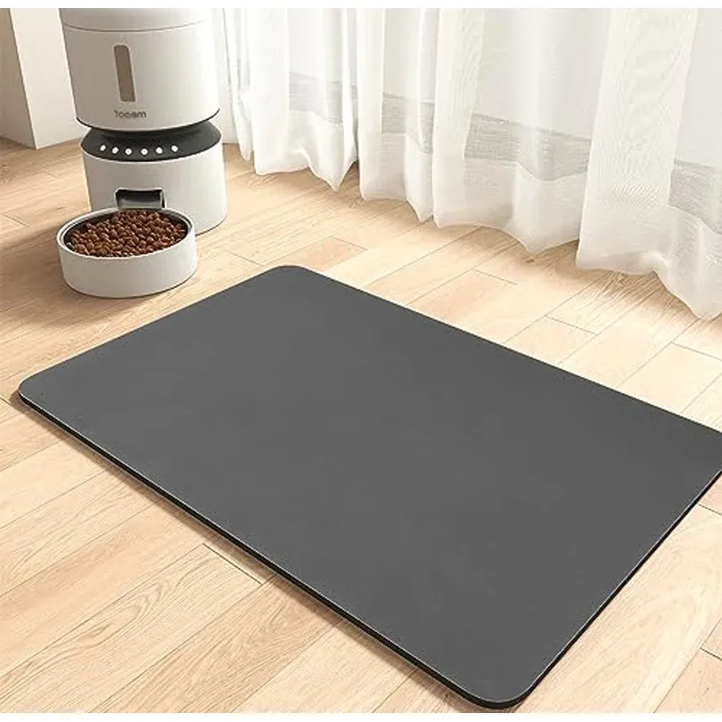 Waterproof Pet Feeding Mat for Dogs & Cats - Absorbent, Quick Dry, Non-Slip Placemat for Food & Water Bowls, Easy Clean Durable Pet Supplies showcase 5