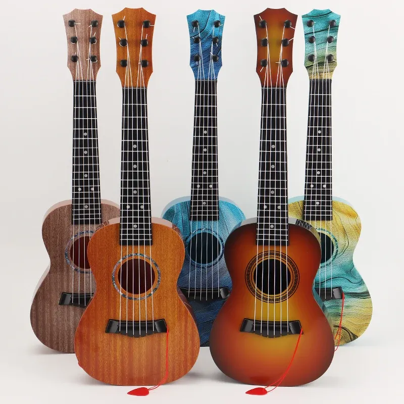 21 Inch Beginner Guitar Ukulele Toy for Children - Educational Musical Instrument for Kids Enlightenment and Fun thumbnail 2