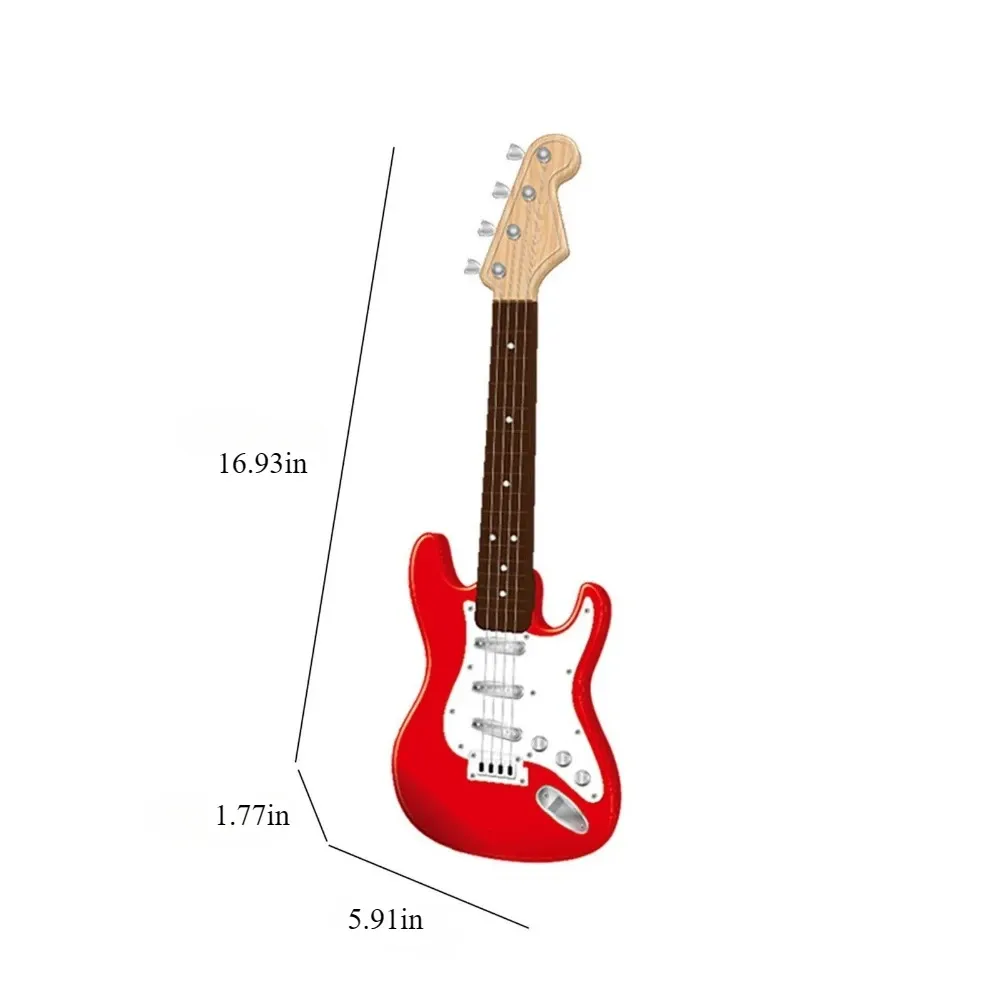 Children's 4-String Electric Guitar Toy with Music and Lights - Beginner Ukulele Style Musical Instrument for Kids Ages 8+ showcase 5