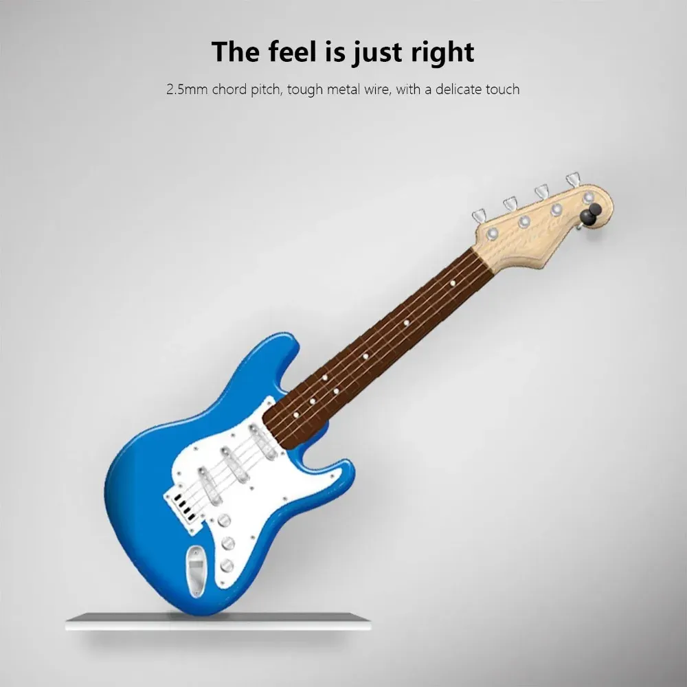 Children's 4-String Electric Guitar Toy with Music and Lights - Beginner Ukulele Style Musical Instrument for Kids Ages 8+ showcase 13