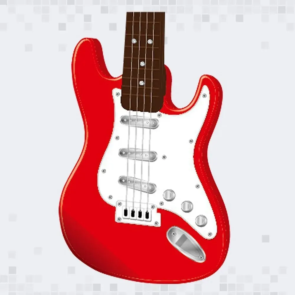 Children's 4-String Electric Guitar Toy with Music and Lights - Beginner Ukulele Style Musical Instrument for Kids Ages 8+ showcase 6