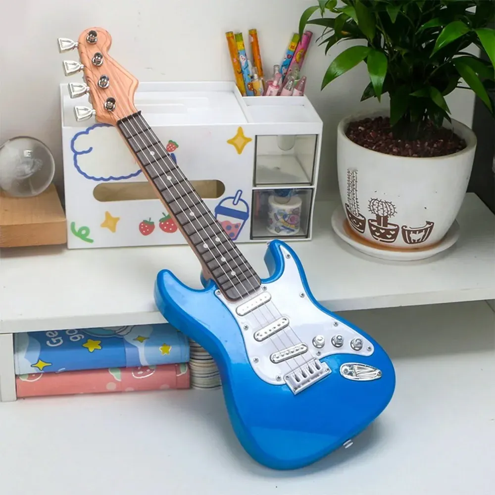 Children's 4-String Electric Guitar Toy with Music and Lights - Beginner Ukulele Style Musical Instrument for Kids Ages 8+ showcase 12