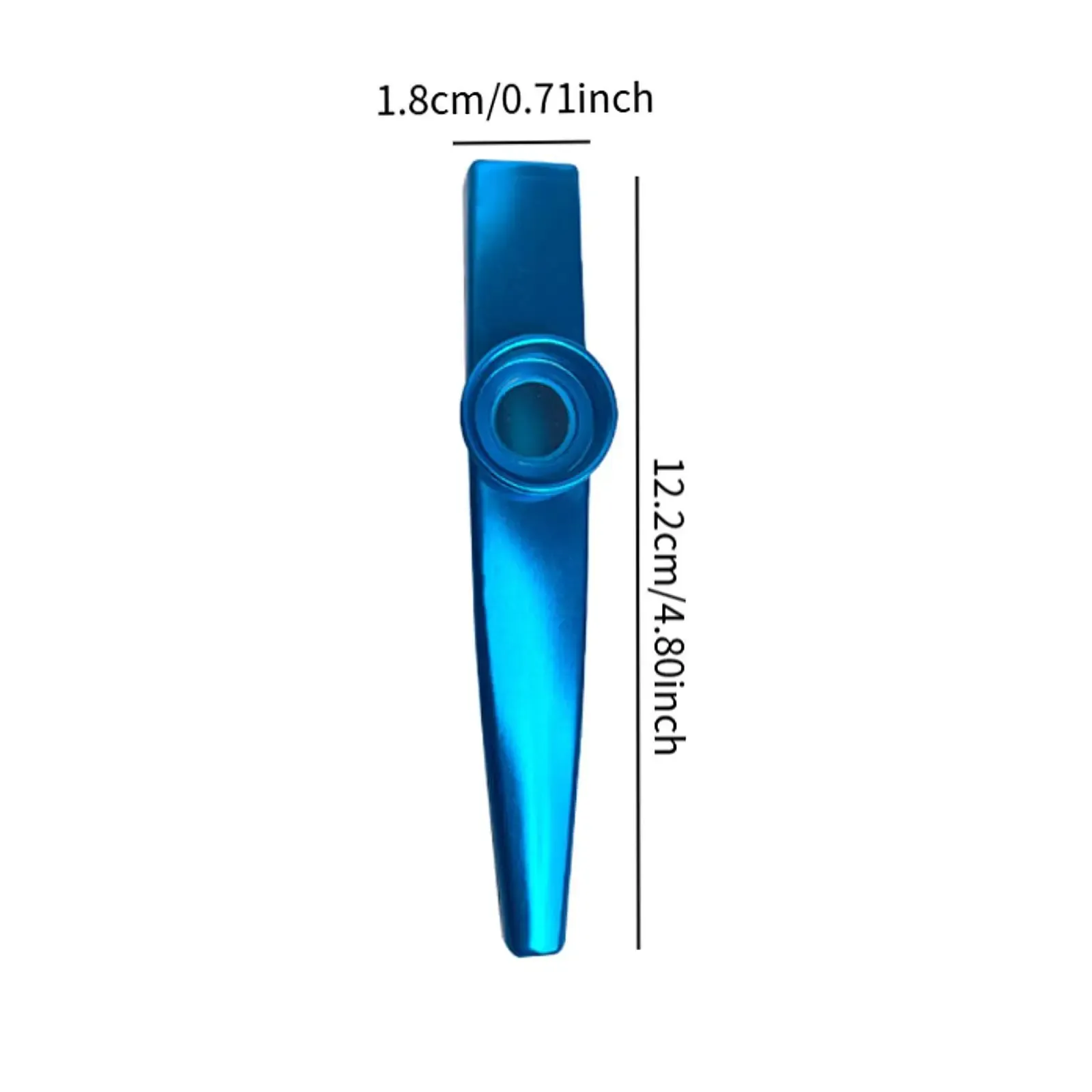 Metal Kazoos for Beginners - Portable Mouth Flute Companion for Ukulele, Guitar, and Parties - Lightweight Aluminum Alloy Instrument thumbnail 6