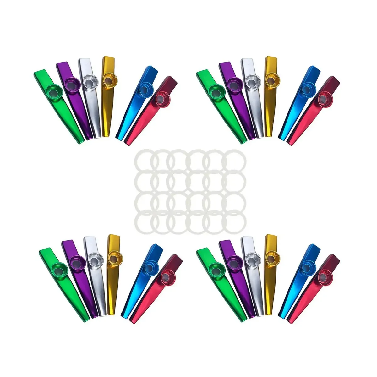 Metal Kazoos for Beginners - Portable Mouth Flute Companion for Ukulele, Guitar, and Parties - Lightweight Aluminum Alloy Instrument showcase 3