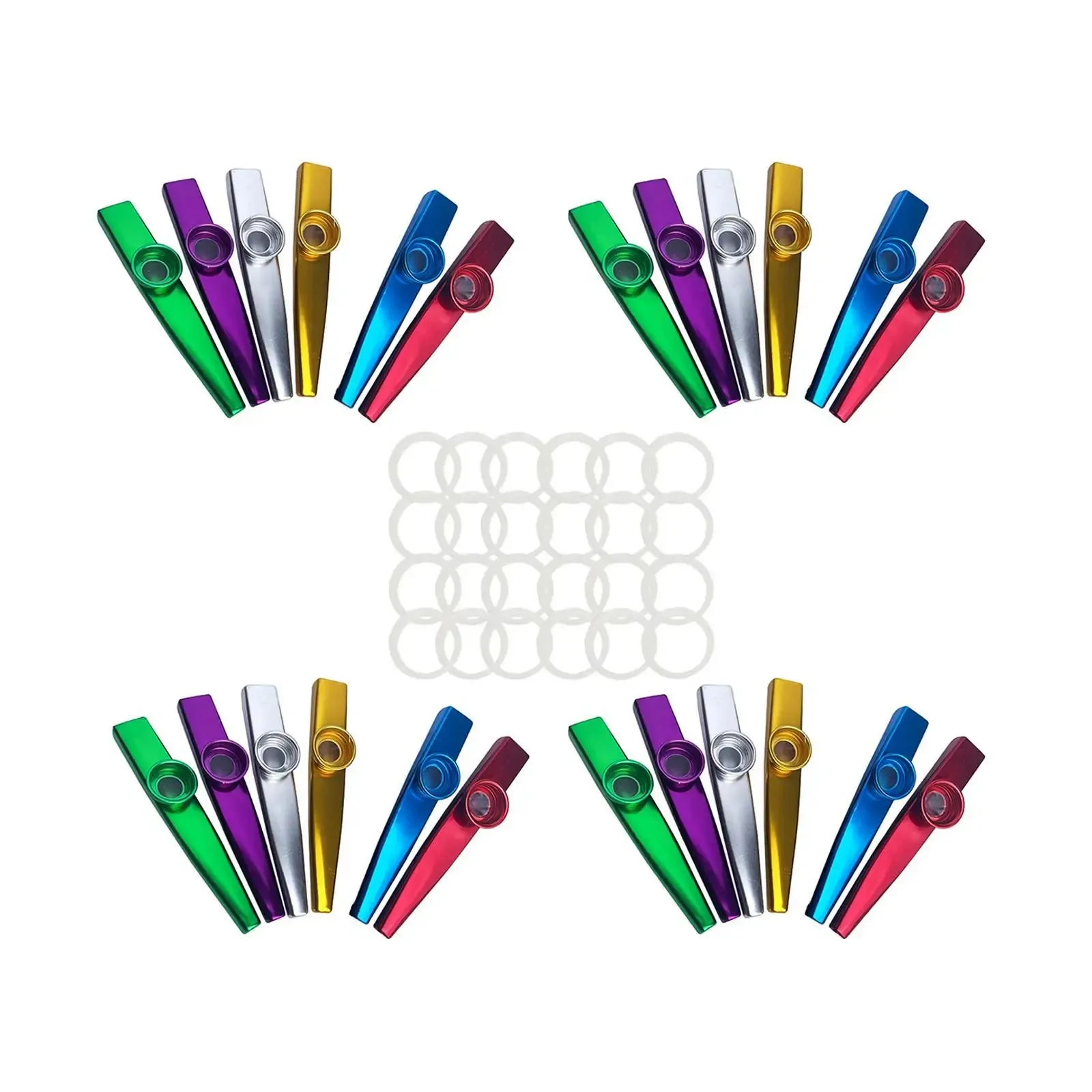 Metal Kazoos for Beginners - Portable Mouth Flute Companion for Ukulele, Guitar, and Parties - Lightweight Aluminum Alloy Instrument thumbnail 3