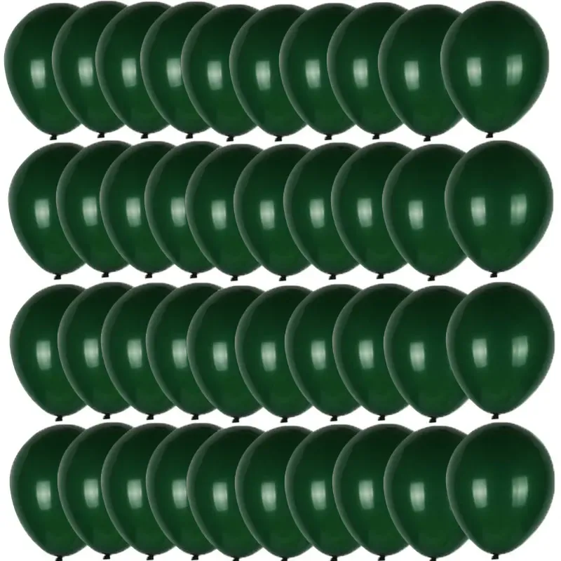 40pcs Retro Dark Green Balloons Set with Confetti for Jungle Safari Animal Birthday Party Decorations, Ideal for Kids Boy Baby Shower Favors showcase 9