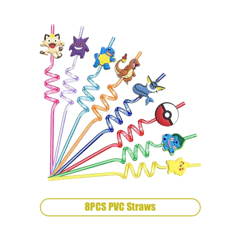 Pikachu Pokemon Birthday Party Supplies Set - Foil Balloons, Disposable Tableware, Plates, Napkins, Banner for Kids Boys Celebration thumbnail 5