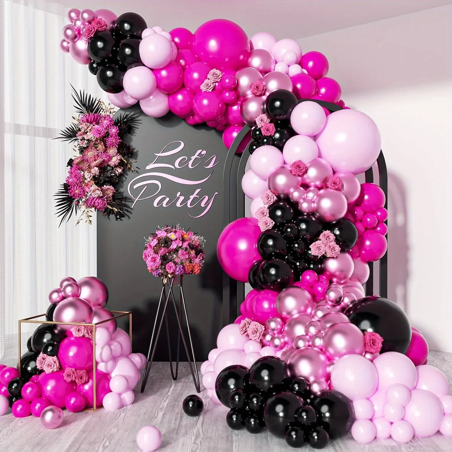 113PCS Explosive Star Balloon Garland Arch Kit for Weddings, Birthdays, Anniversaries - Indoor & Outdoor Party Decoration Supplies thumbnail 5