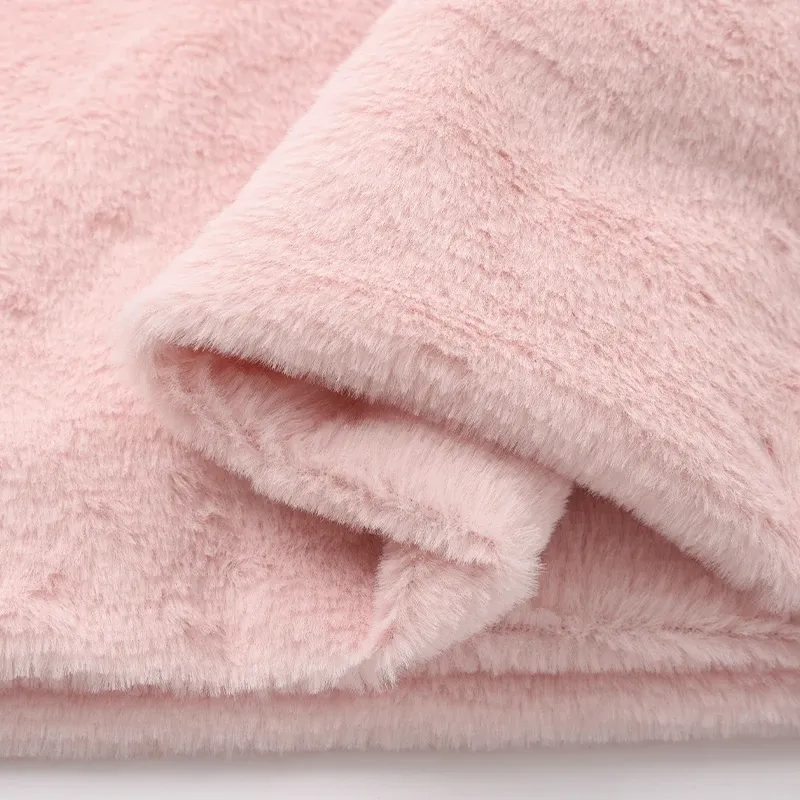 Soft Imitation Rabbit Fur Fabric 50x50cm/1m - Plush Material for DIY Crafts, Scarves, Dolls, and Background Displays thumbnail 4