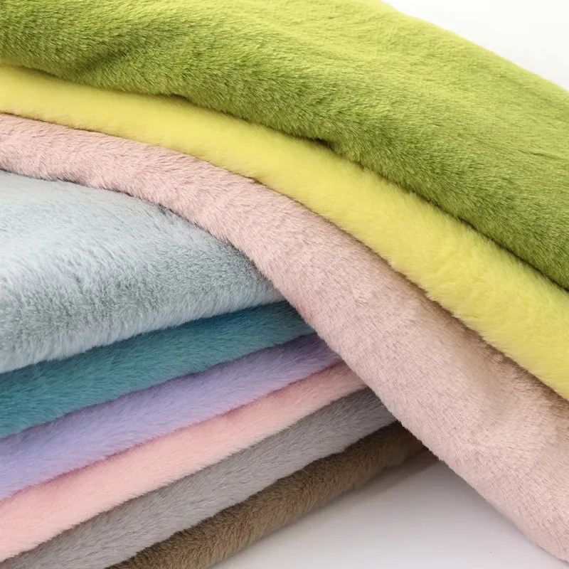 Soft Imitation Rabbit Fur Fabric 50x50cm/1m - Plush Material for DIY Crafts, Scarves, Dolls, and Background Displays