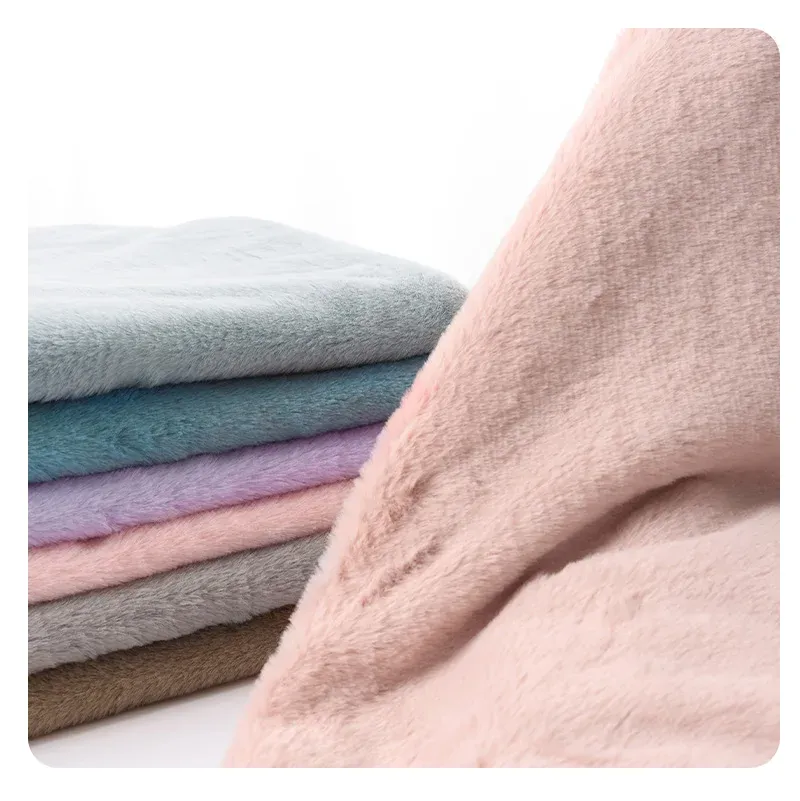 Soft Imitation Rabbit Fur Fabric 50x50cm/1m - Plush Material for DIY Crafts, Scarves, Dolls, and Background Displays showcase 10