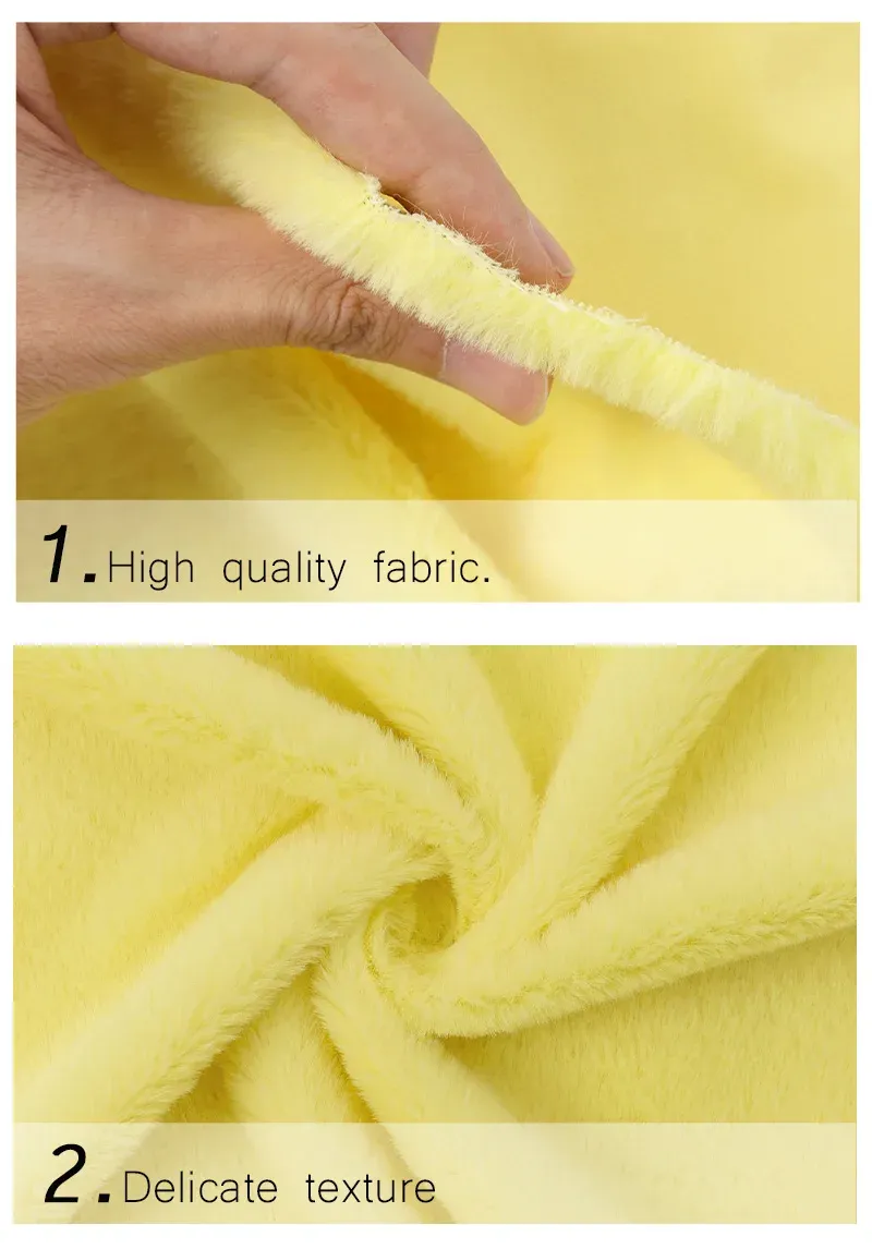 Soft Imitation Rabbit Fur Fabric 50x50cm/1m - Plush Material for DIY Crafts, Scarves, Dolls, and Background Displays showcase 20
