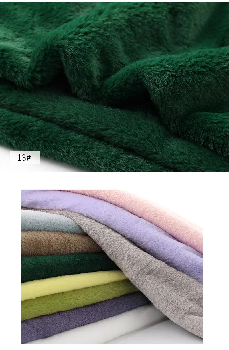 Soft Imitation Rabbit Fur Fabric 50x50cm/1m - Plush Material for DIY Crafts, Scarves, Dolls, and Background Displays showcase 19