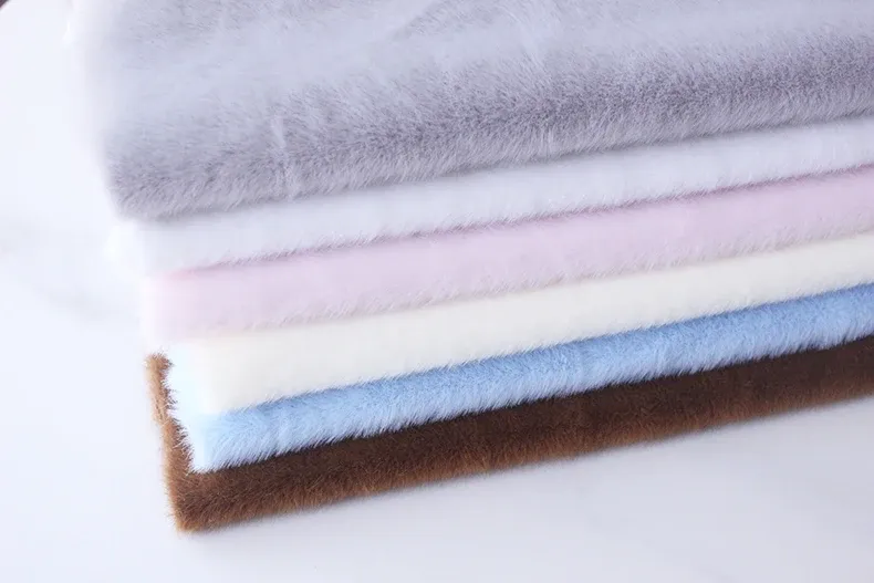 5mm Plush Faux Fur Fabric - Soft Artificial Fur for DIY Crafts, Bags, Doll Clothing, and Home Decor - Thickened Encryption Material showcase 1