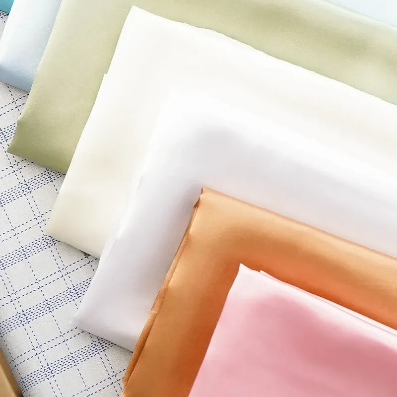 50cm-5m Satin Lining Fabric 150cm Wide - Polyester for Sewing Dresses, Pajamas, Tablecloths, DIY Crafts & Decorations thumbnail 6
