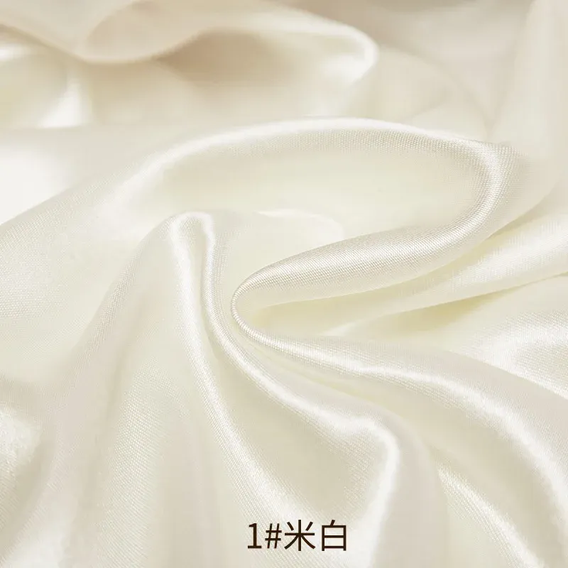 50cm-5m Satin Lining Fabric 150cm Wide - Polyester for Sewing Dresses, Pajamas, Tablecloths, DIY Crafts & Decorations thumbnail 3
