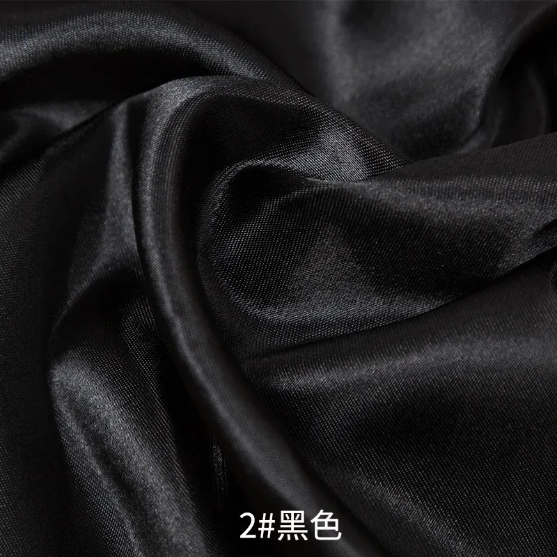 50cm-5m Satin Lining Fabric 150cm Wide - Polyester for Sewing Dresses, Pajamas, Tablecloths, DIY Crafts & Decorations thumbnail 4