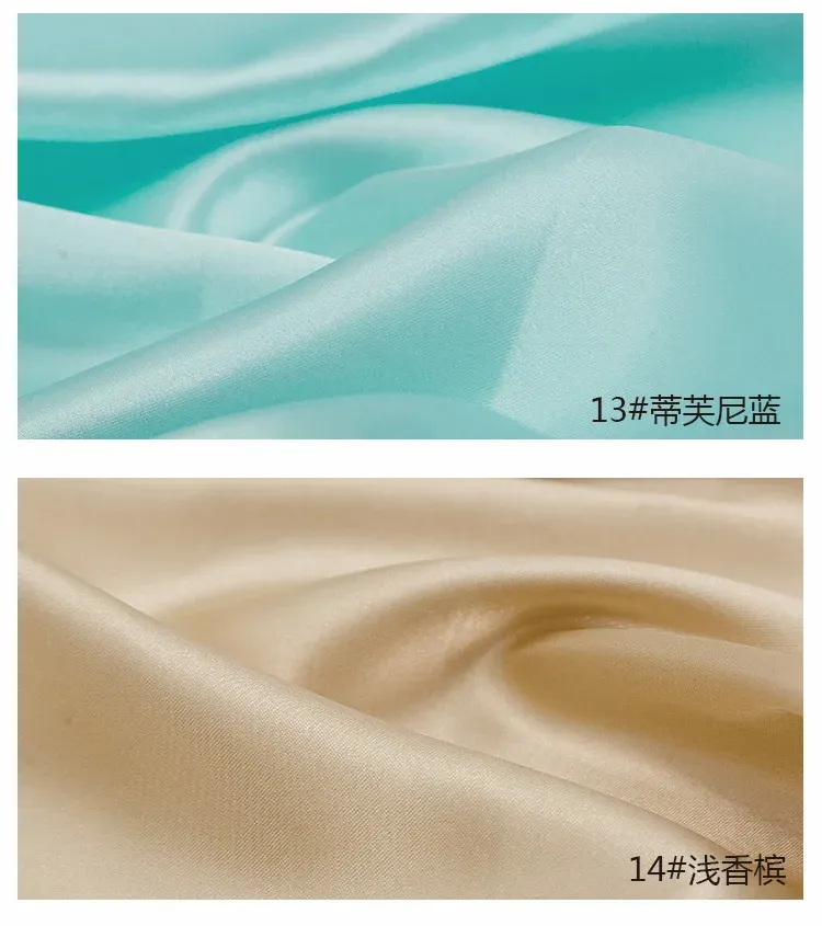50cm-5m Satin Lining Fabric 150cm Wide - Polyester for Sewing Dresses, Pajamas, Tablecloths, DIY Crafts & Decorations showcase 19