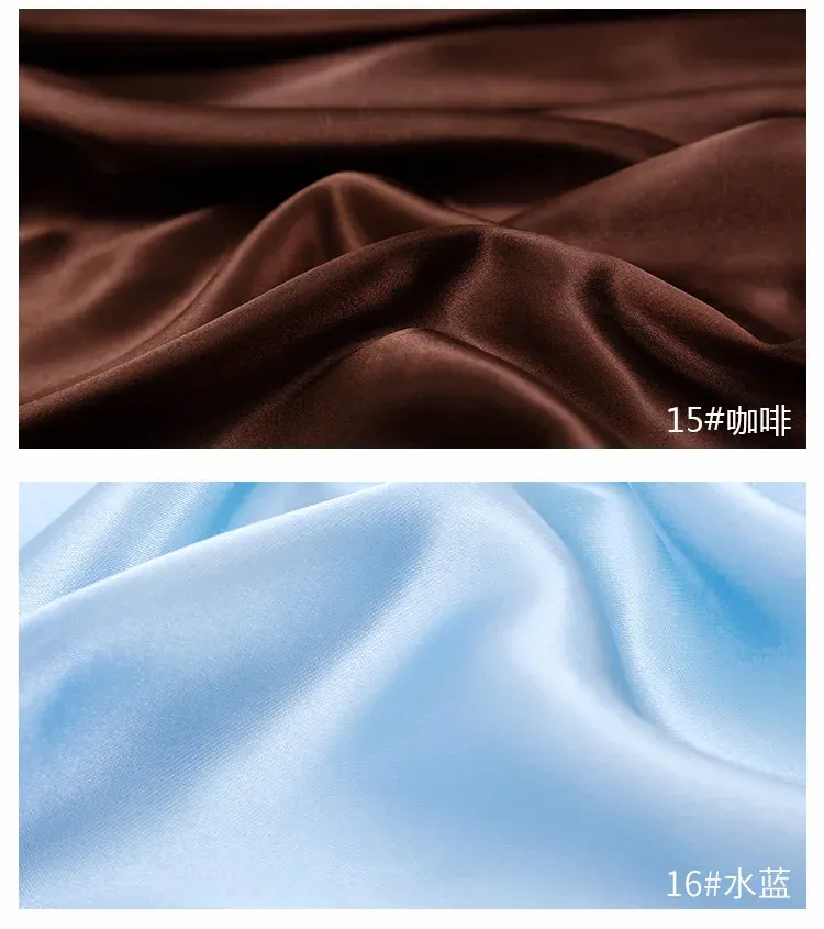 50cm-5m Satin Lining Fabric 150cm Wide - Polyester for Sewing Dresses, Pajamas, Tablecloths, DIY Crafts & Decorations showcase 20